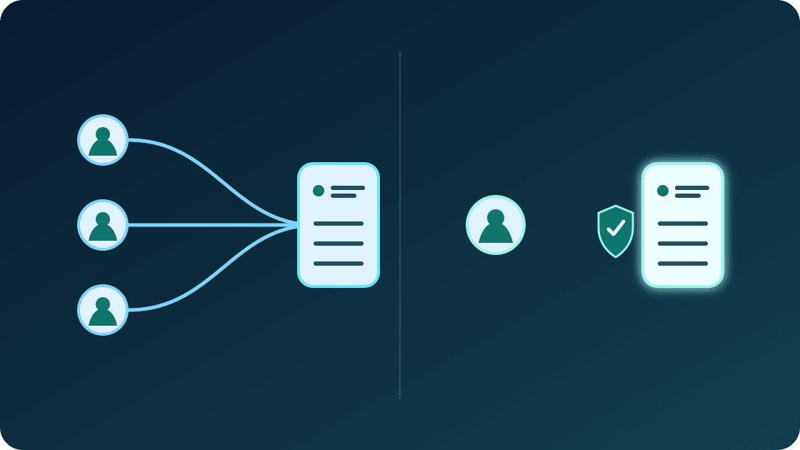 Flera användare delar en VPN-adress medan en användare har en egen stabil VPN-adress.